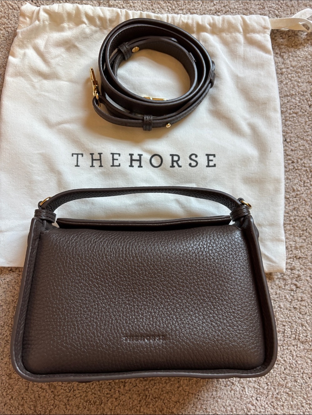 The Horse Mini Clementine - Charcoal Pebbled